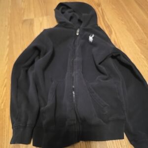 Boys 14/16 black Spyder full zip hoodie GUC‎